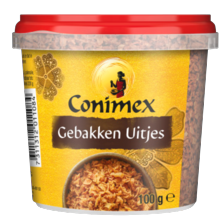 Conimex gebakken uitjes